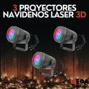 TRÍO MÁGICO DE NAVIDAD – PACK DE 3 PROYECTORES