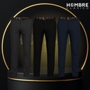 Kit de 3 Pantalones Masculinos en Seda Color Hielo y Elastano