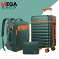 Juego de Equipaje de 3 Piezas Ukein con Valija, Mochila y Neceser