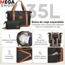 Kit de Viaje IMIOMO – 3 Piezas: Valija 20” + Bolsa de Lona + Neceser