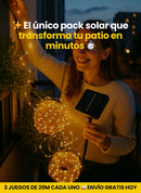 ✨ Pack 3 Luces Hada Solares – 60m de Magia para Decorar tu Patio 🚀