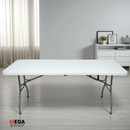 MESA PLEGABLE RECTANGULAR PARA INTERIOR/EXTERIOR + 6 SILLAS DE REGALO