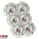 JUEGO COMPLETO NAVIDEÑO PARA LA MESA – 24 PIEZAS (PORCELANA)