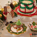 JUEGO COMPLETO NAVIDEÑO PARA LA MESA – 24 PIEZAS (PORCELANA)