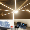 Ombrelone Gold Led Aluminio Reforzado 3,5x3,5 con Base Pesada 100L – Estilo y Protección Solar Total