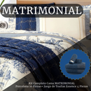 Kit Completo Cama MATRIMONIAL – 10 Piezas Porcelana + Juego de Toallas Essence - Promoción Anticipada