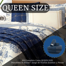 Kit Completo Cama QUEEN SIZE – 10 Piezas Porcelana + Juego de Toallas Essence - Promoción Anticipada