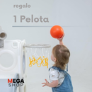 Parque infantil Baby Mini Mundo Gris con 2 Torres y Tobogán