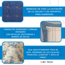 Kit Completo Cama Individual SOLTERO – 10 Piezas Porcelana + Juego de Toallas Essence - Promoción Anticipada