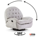 SILLÓN RECLINABLE 360° CON GIRO Y SOPORTE PARA CELULAR